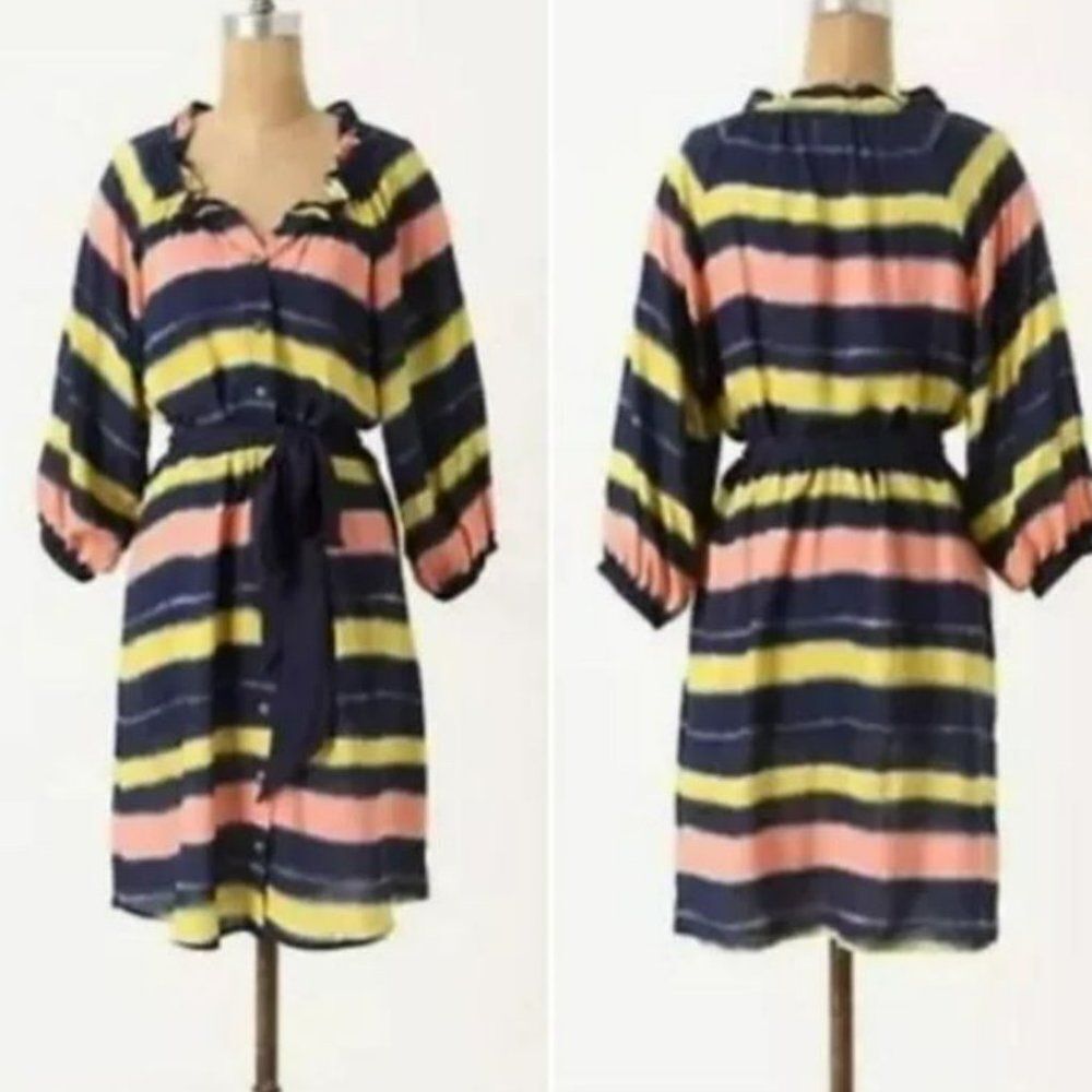 Anthropology Porridge Plains Ranger long sleeve shirt dress button up - Summer